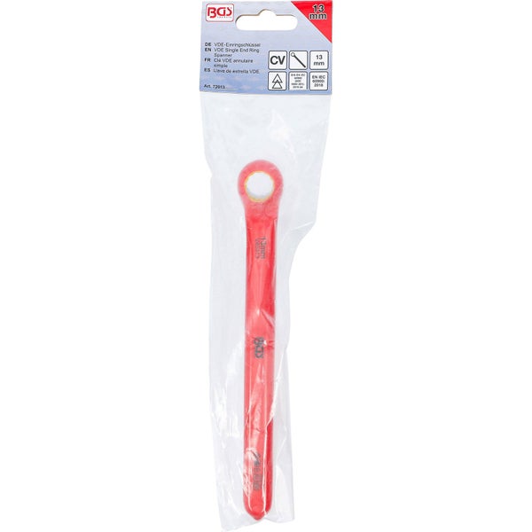 BGS VDE-Einringschlüssel tief gekröpft SW 13 mm - 72013