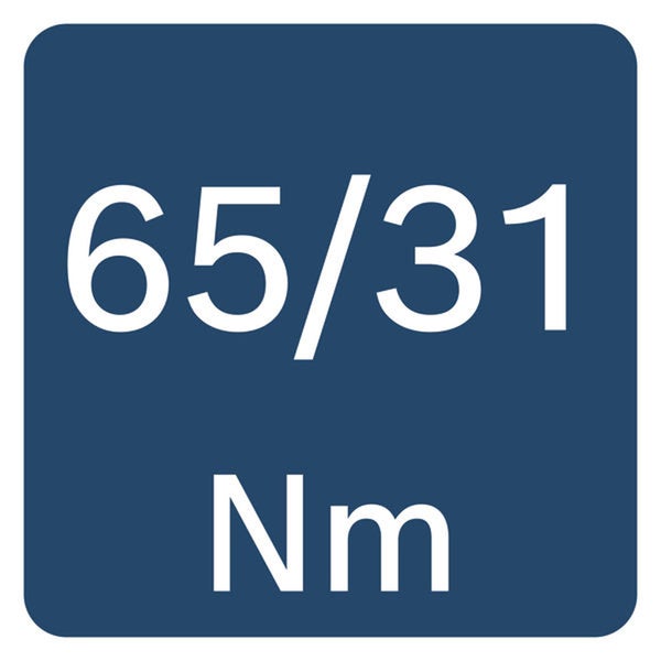 Drehmoment-Symbol 65/31 Nm