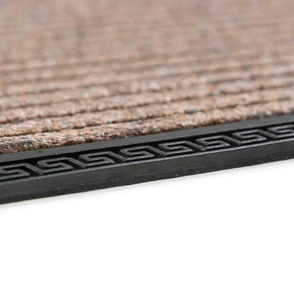 Detailansicht einer Fußmatte mit Muster