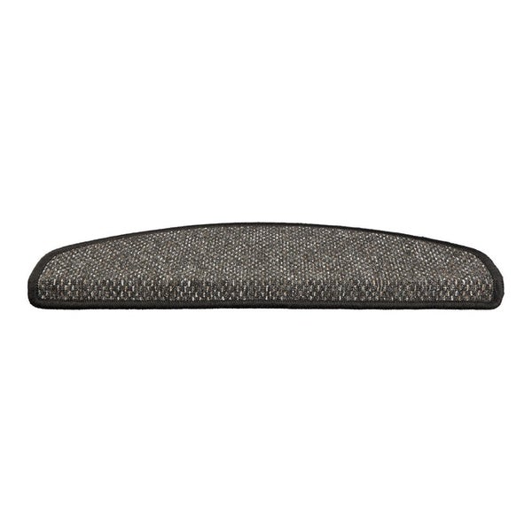 FLOORDIREKT Stufenmatte Ponto - Unempfindlich & Pflegeleicht - Anthrazit - Rechteckig - 23,5 x 65 cm