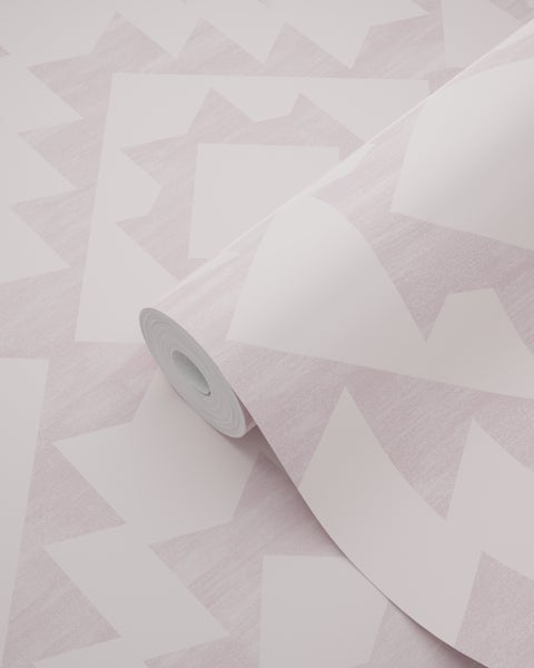 Tapetenrolle mit geometrischem Muster