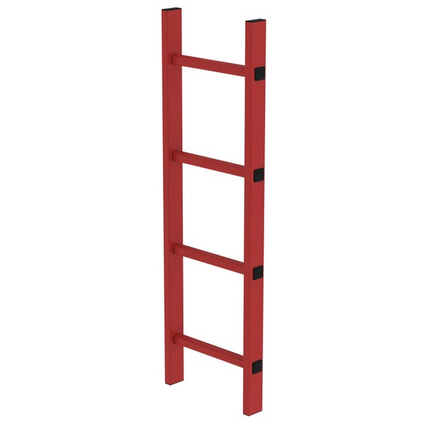 Rote Sprossenleiter