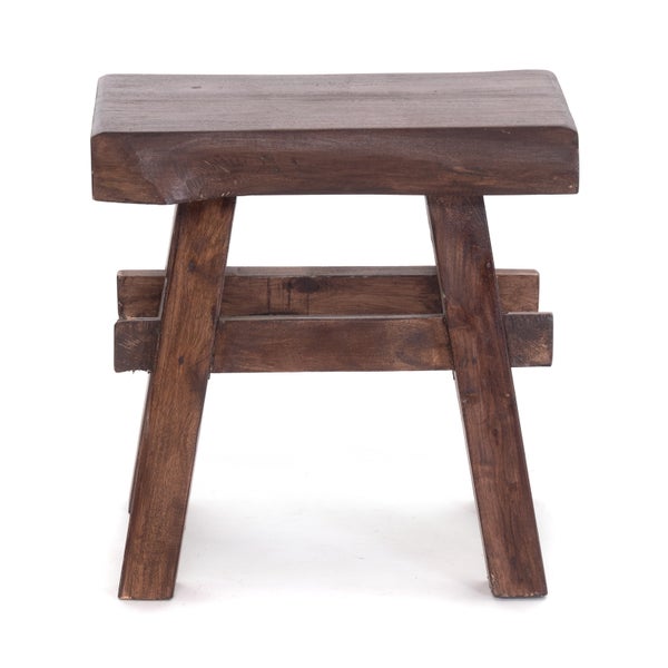 Hocker VINTAGE 40 Massivholz 03 dunkelbraun