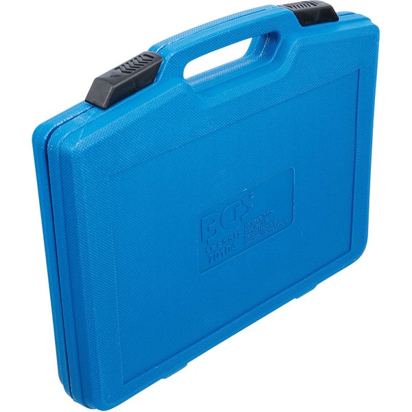Gewindewerkzeugsatz in geöffnetem blauen Koffer