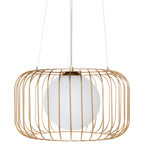 Hängeleuchte BAIROA Metall Gold