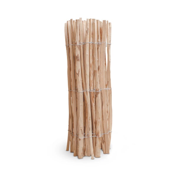 Staketenzaun Haselnuss Höhe 120 cm, Länge 5 Meter, Lattenabstand 3-5 cm
