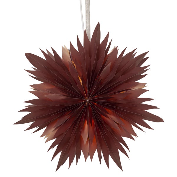 Dekorativer Papierstern zum Aufhängen