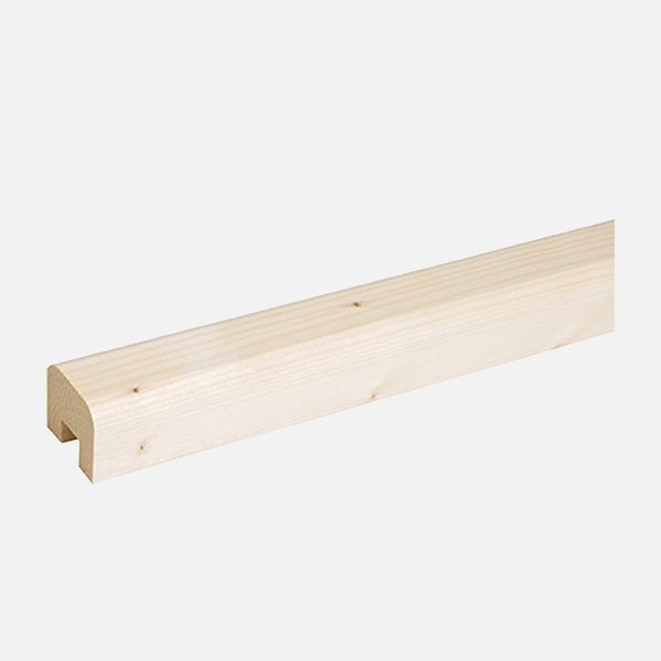 Quadratischer Handlauf aus Holz