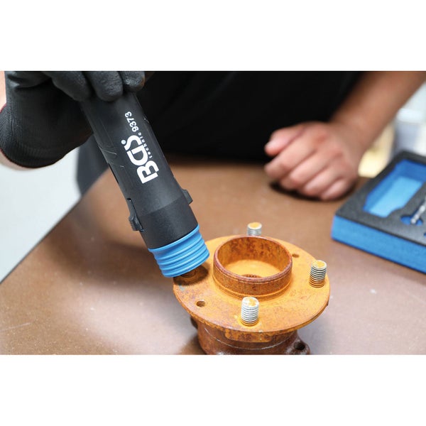 Rotierende Bürste mit Radnabe und Handschuh