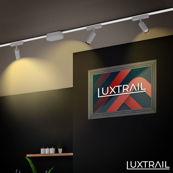 Briloner Luxtrail Schienensystem, Zubehör, Erweiterungskomponente, Weiß, 1 m