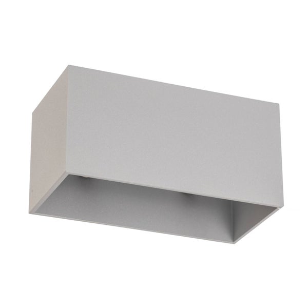 Euluna Wandleuchte, Wandlampe Innen Elestren in Alu aus Metall (2 flammig G9) - Wandstrahler Wandbeleuchtung Schlafzimmer / Wohnzimmer Wohnzimmerleuchte