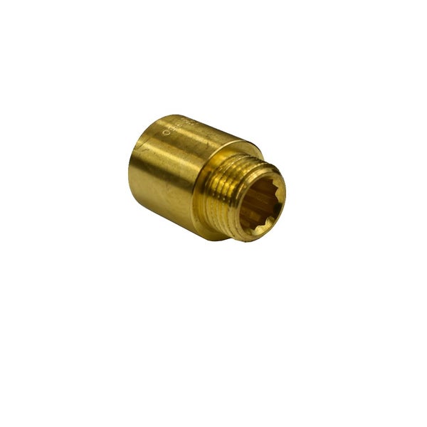 Hahnverlängerung Messing, 1/2 inch, 30 mm