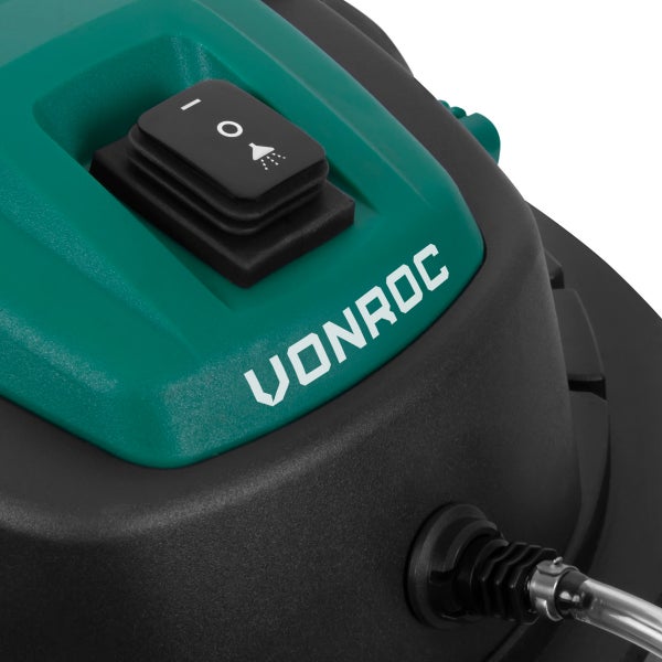 VONROC Teppichreiniger 1400W - Staubsauger - Zum Nass- und Trockensaugen - Inkl. Reinigungsmittel, Staubbeutel & verschiedene Düsen