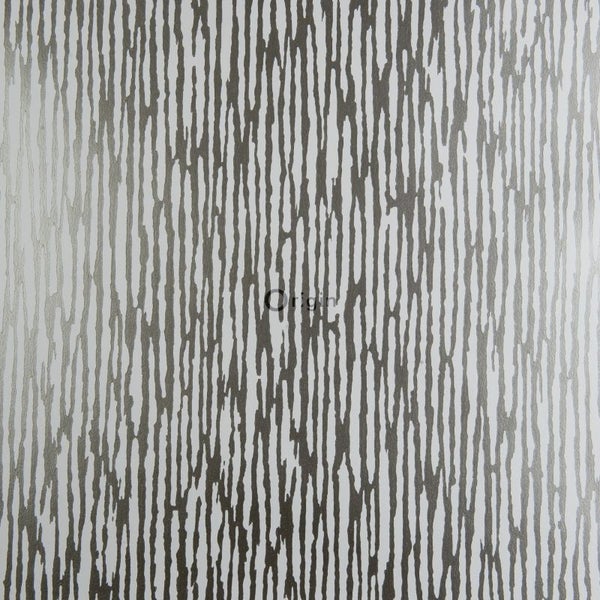 Origin Wallcoverings Tapete Tarnmuster Silber - 52 cm x 10.05 m - 307113