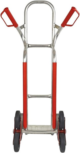 Treppensackkarre Trestles S04HS Aluminium | Treppensteiger mit Sternrädern & 200 kg Tragkraft | Profi-Transportkarre Made in EU