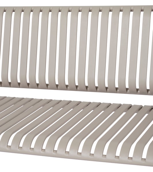 Stella Gartenbank grau. 2er Set