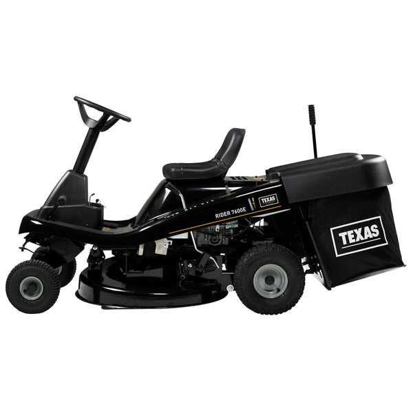 Aufsitzmäher TEXAS Rider 7600E – Rasentraktor 3in1, 432 cm³, 12 PS, 76 cm Schnittbreite, E-Start
