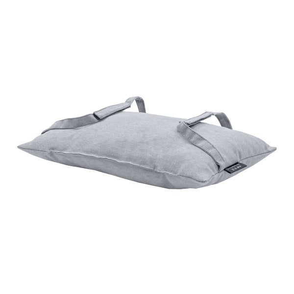 Kissen Panama hellgrau - ca. 24x40 cm - 4er-Set