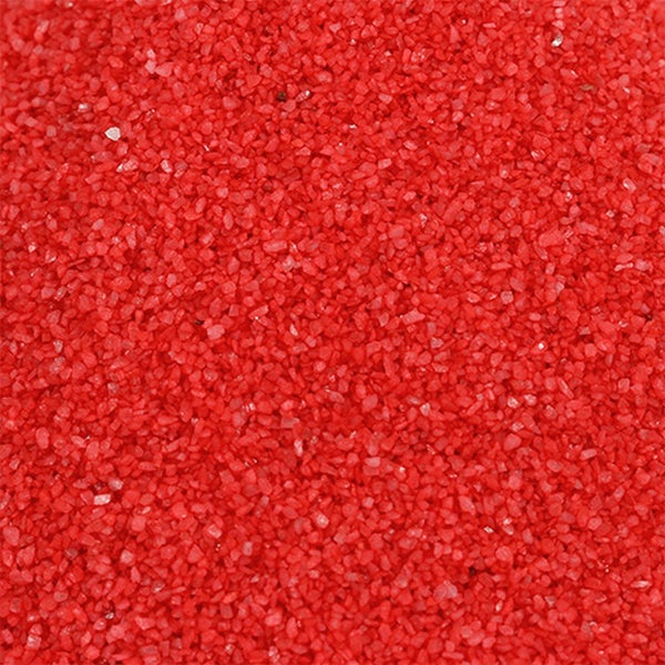 Feiner roter Aquariensand oder Dekosand für Aquarien und Dekoration