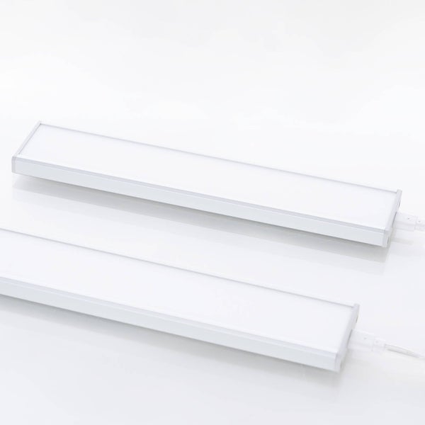 PRIOS 3er Set LED Unterschrankleuchten (Unterbauleuchte) Ashtonis dimmbar mit Bewegungsmelder (Modern) in Alu (3 flammig, ) Wohnzimmerleuchte
