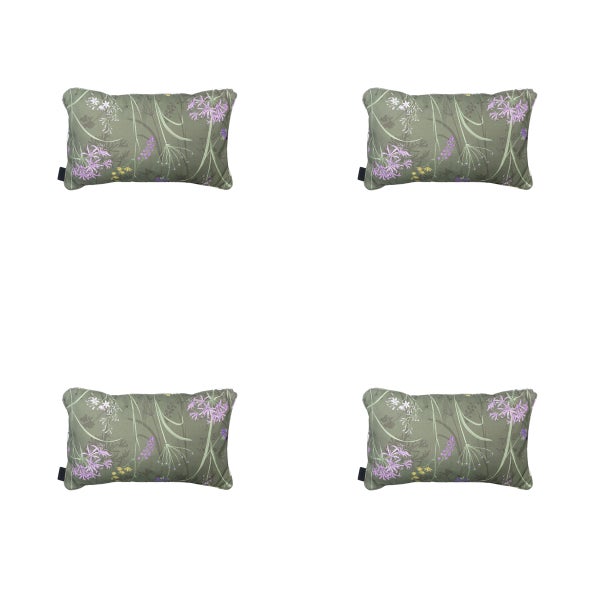 Dekokissen Donna grün Canvas Eco+ - Ca. 30x50 cm - 4er-Set