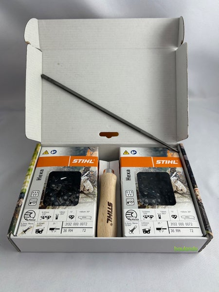 STIHL Hexa KIT 4, 2x Sägekette 3/8 1,6mm RAPID HEXA 72 TG + Feile - 31320074702