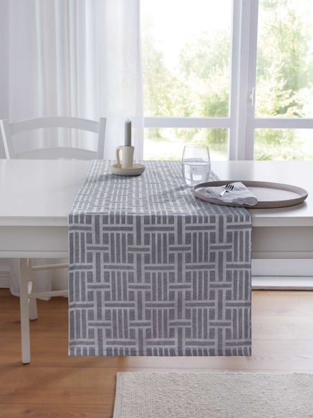 FRANK FLECHTWAREN | Tischläufer Modern, POLYESTER, BAUMWOLLE, 40 x 140 cm