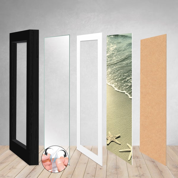 bomoe Ocean Bilderrahmen MDF Schwarz (12tlg)