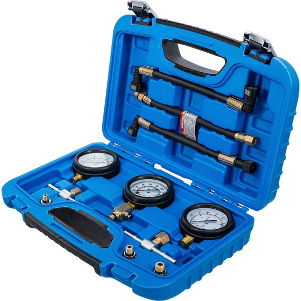 BGS Kraftstoff- und Kompressionsdruckprüfgeräte-Satz für Motorräder 11tlg. - 74355