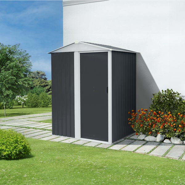 Home Deluxe - Geräteschuppen BOHIO - Größe: S - Maße 151 x 131 x 189 cm, Raumfläche 1,8 m², inkl. Fundament I Gerätehaus Gartenschuppen Gartenschrank