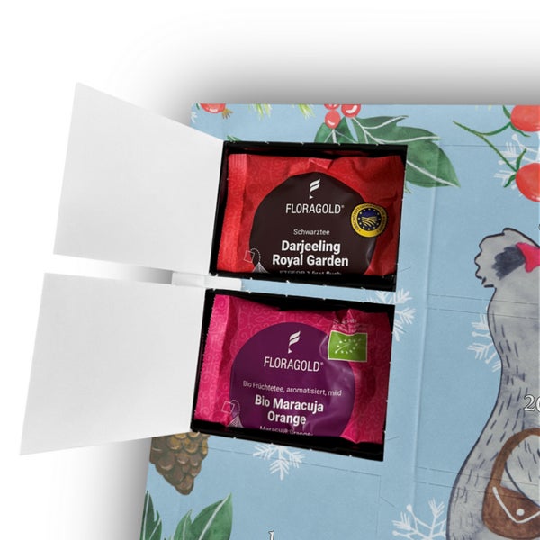 Mr. & Mrs. Panda Tee Adventskalender Koala Familie zwei - Blau Pastell