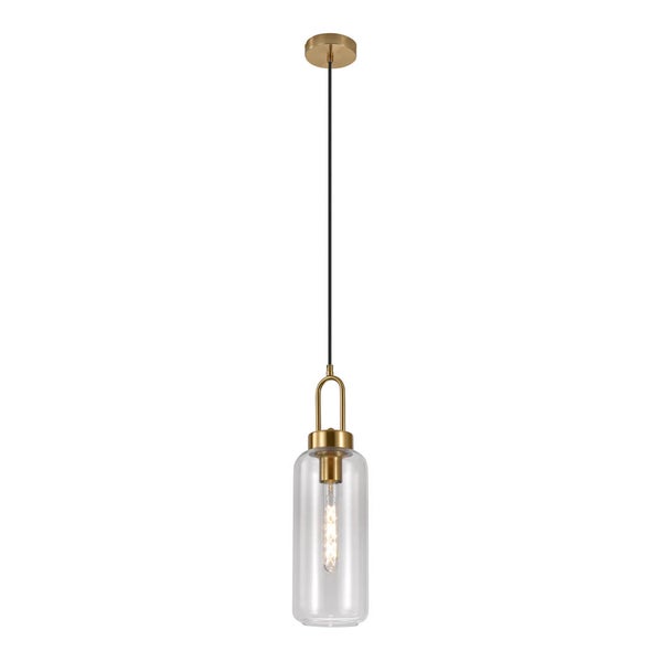 Luton Lampe Pendelleuchte Ø13cm Glas. 13 X 13 X 46 cm