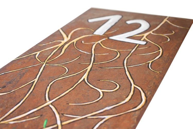 FRANK FLECHTWAREN | Schild Kreativ, METALL, 20 x 90 cm