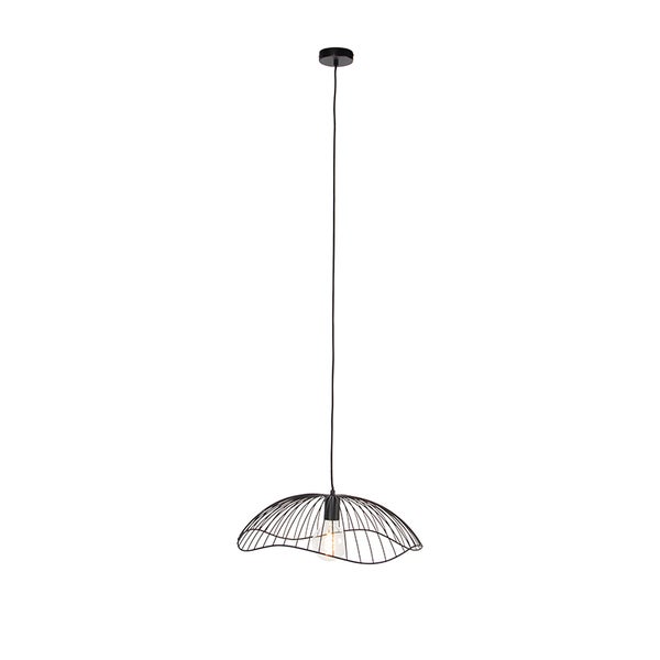 Hängeleuchte mit Lampenschirm aus Metalldraht