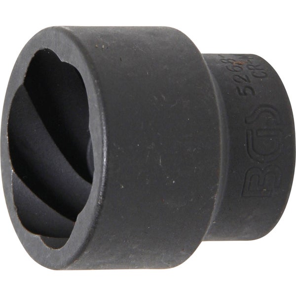 BGS Spiral-Profil-Steckschlüssel-Einsatz / Schraubenausdreher Antrieb Innenvierkant 20 mm (3/4) SW 36 mm - 5268-36