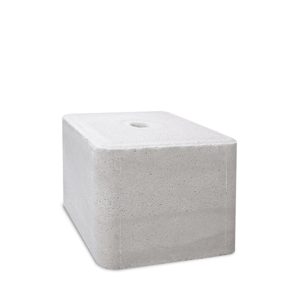 Salzleckstein für Tiere mit Loch