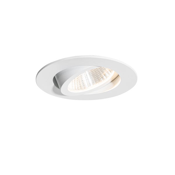 Einbau-Strahler weiß 6,8 cm inkl. LED 750 lm dimmbar IP65 - Gaius