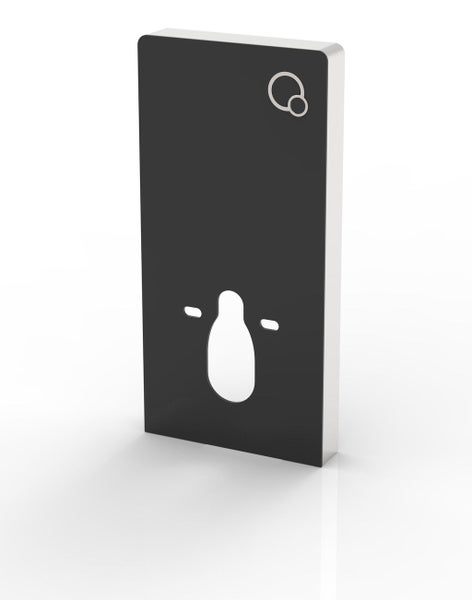 Schwarzer Spender für Flüssigseife