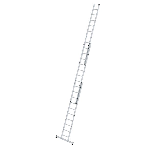PROREGAL Sprossen-Schiebeleiter 3-Teilig mit Traverse 3 x 10 Sprossen