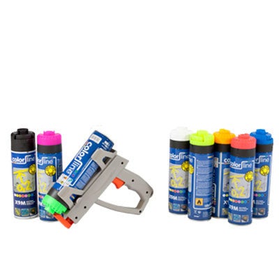Handsprühpistole mit Rolle + Teleskopstange für ColorLine / Stanger Markierfarben / Teleskop Handroller