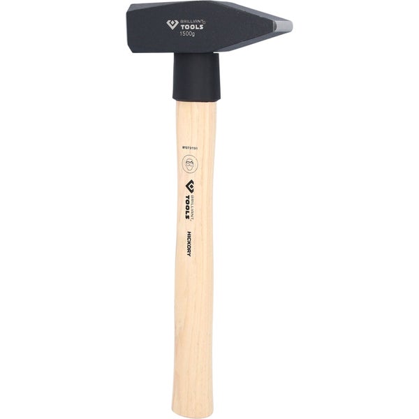 Brilliant Tools Hammer mit Hickory Stiel, 1500 Gramm