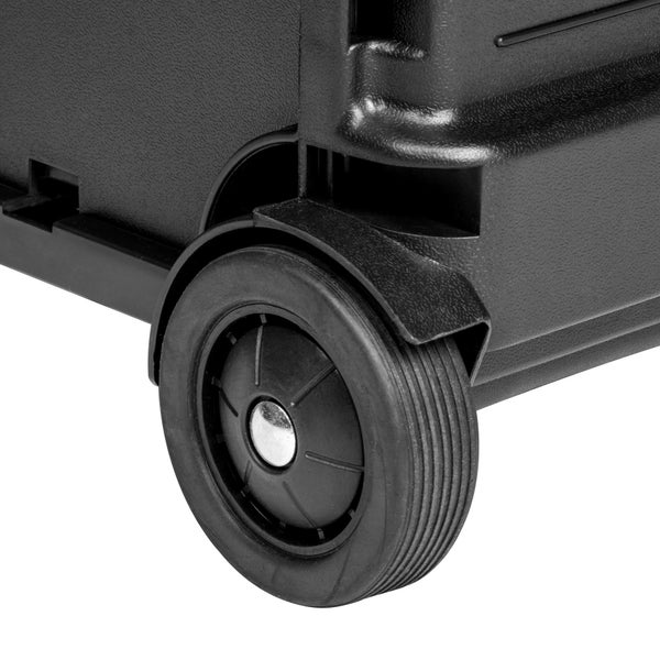 Einkaufstrolley tectake  46 l klappbar schwarz