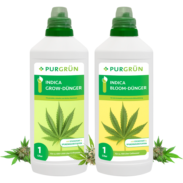 Purgrün Indica-Dünger-Set 2 x 1 Liter