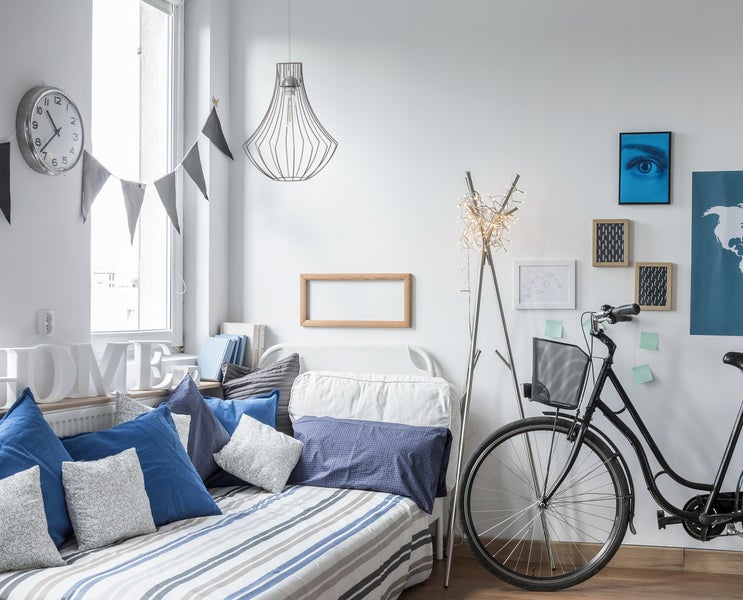 Industrielle Gitterpendelleuchte in Silber, Käfiglampe Hängelampe im Loft Stil | Wohnzimmer Esszimmer Leuchte