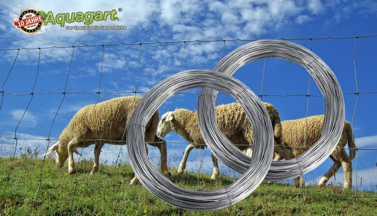 250m Spanndraht 2,5mm für Wildzaun Forstzaun Weidezaun