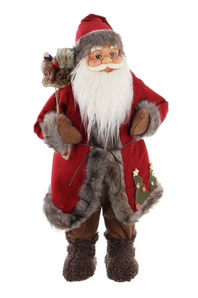FRANK FLECHTWAREN | Figur Großer Nikolaus, TEXTIL, KUNSTSTOFF, ca. Höhe 60 cm