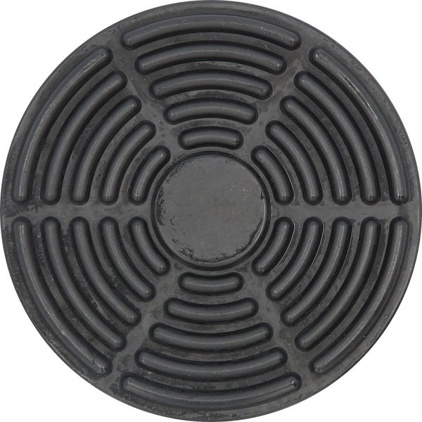 Runde Gummimatte mit Rillenmuster