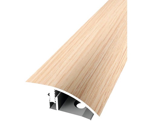 Ausgleichsprofil 556H Alu mit Holzdekor Eiche weiß gekalkt 200 cm