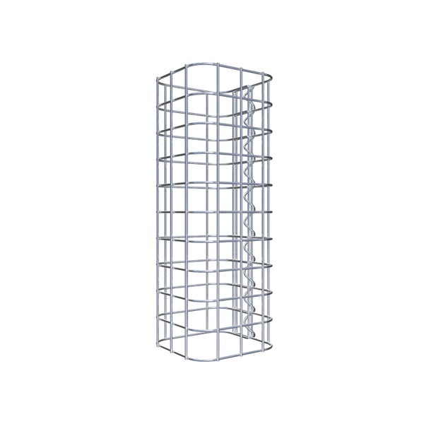 Gabionensäule 17 x 17 cm, MW 5 x 5 cm eckig - Höhe: 0,50 m