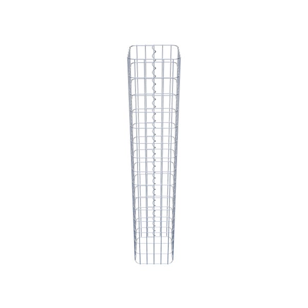 Gabionensäule 27 x 27 cm, MW 5 x 10 cm eckig - Höhe: 1,50 m
